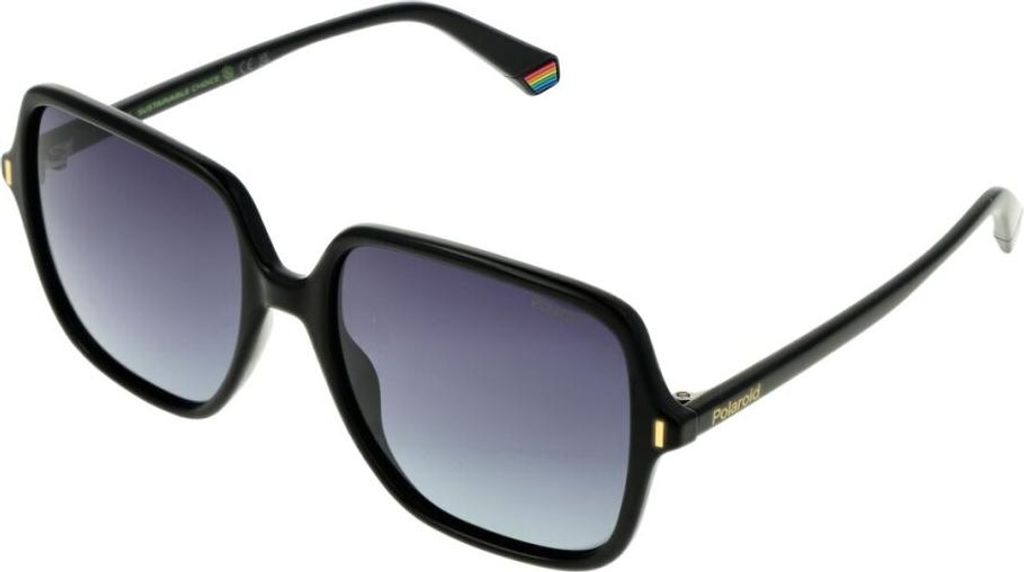 Polaroid PLD 6219/S BLACK/ GREY SHADED POLARIZED 56/17/140 Produktbild 