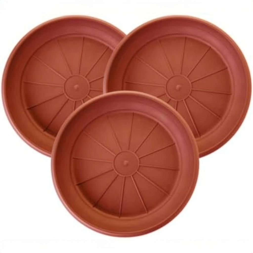 3er Set Untersetzer Ø 28 cm Terracotta – Für Blumentöpfe Ø 30 cm Germany