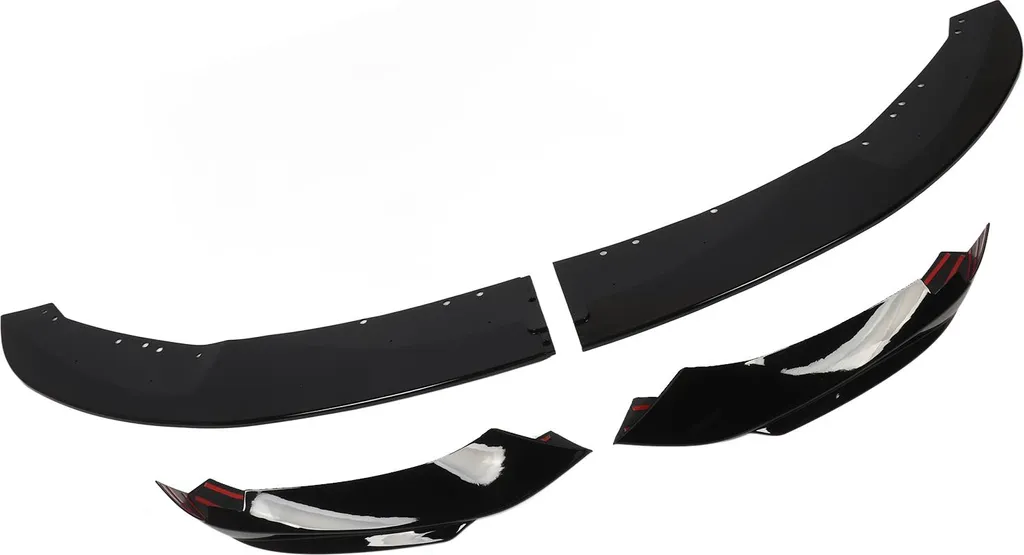 Lame de Pare-chocs Avant Noir Brillant pour BMW Série 4 F32 F33 F36 M-Sport