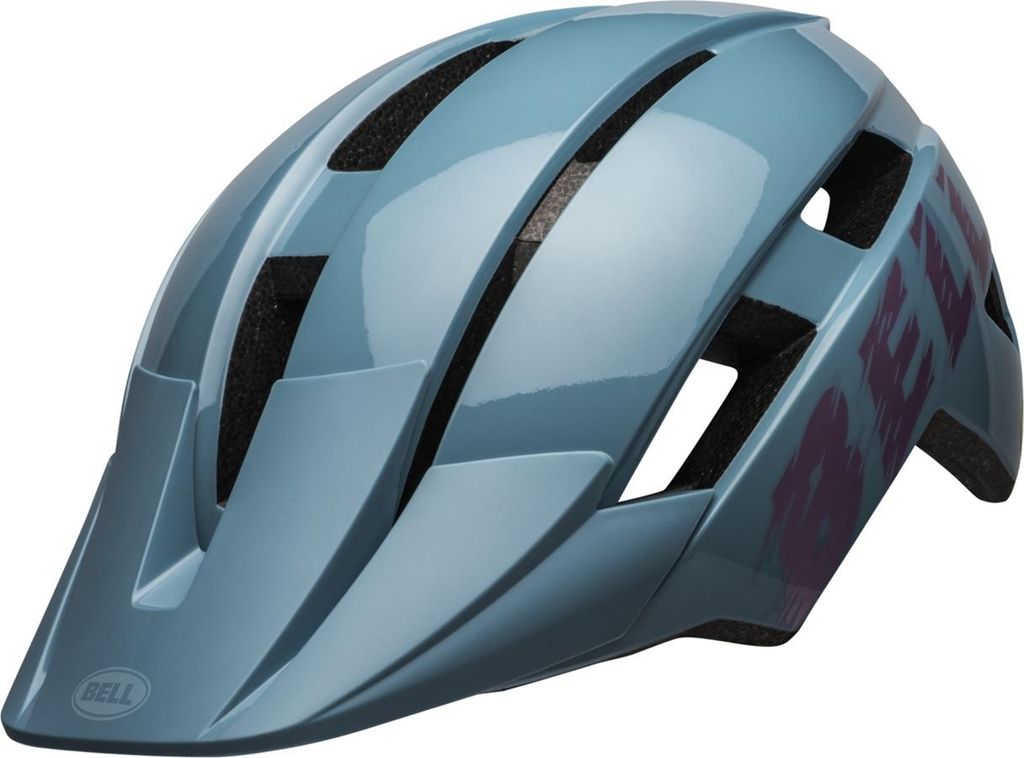 Bell Sidetrack II Mips Fahrradhelm buzz gloss light blue/pink unisize youth Helltürkis
