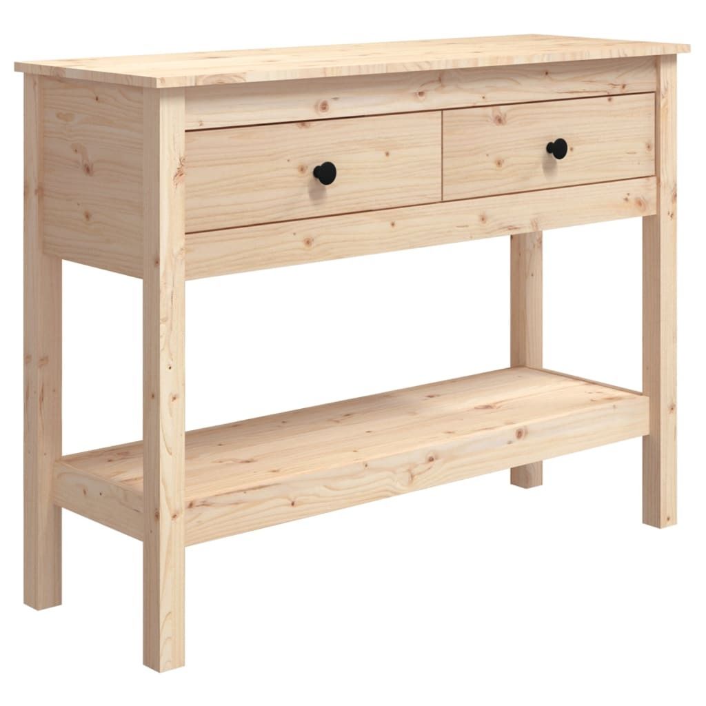 vidaXL Konsolentisch 100x35x75 cm Massivholz Kiefer Produktbild 