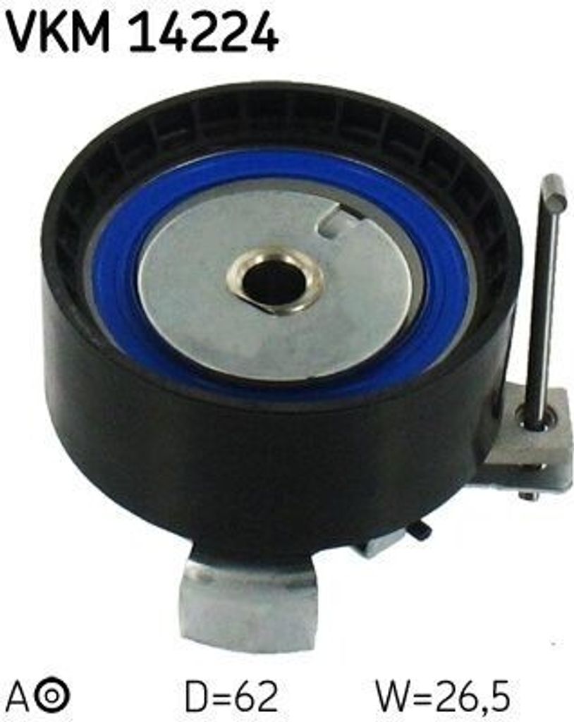 SKF VKM 14224 Spannrolle, Zahnriemen OE 1361983 kompatibel mit C-Max, KA, Focus, Mondeo, Fusion, B-Max, Ecosport, Fiesta, C30, S40, V50