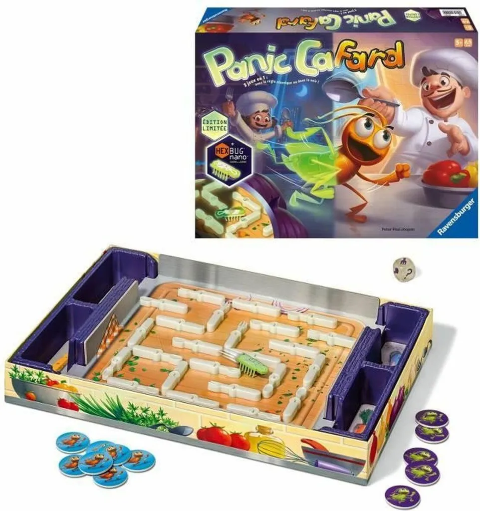 Ravensburger Cockroach Panic Jeu de Société Phosphorescent HEXBUG nano - 4