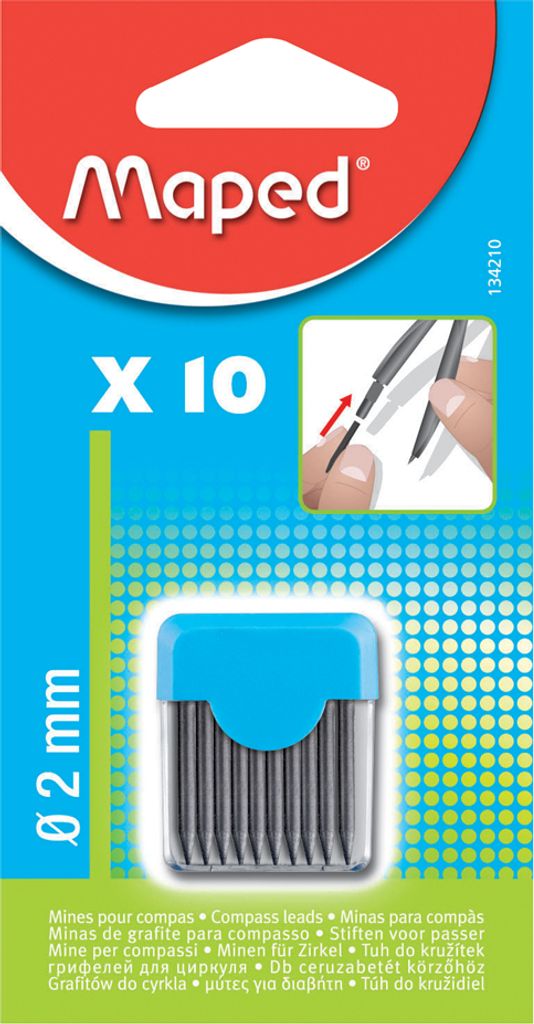 Maped 134210 accessorio per compasso Lead refill Immagine del prodotto 