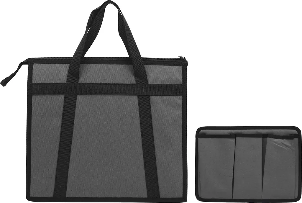 Borsa di trasporto per antenna parabolica, tela protettiva, borsa portatile per stoviglie, alimentatori, 30,5 x 34,5 x 9 cm