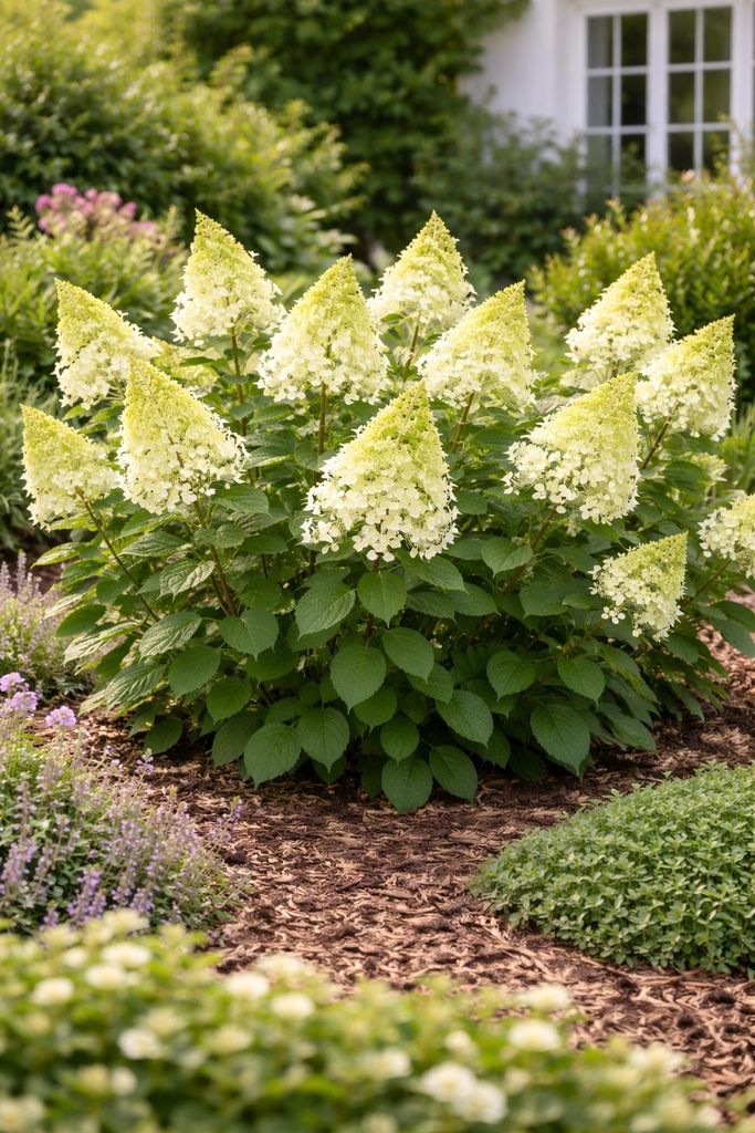 Rispenhortensie 'Candlelight' 3L Topf – Hydrangea paniculata | winterharte Gartenhortensie für Beet, Terrasse & Kübel | cremegelbe Sommerblüten