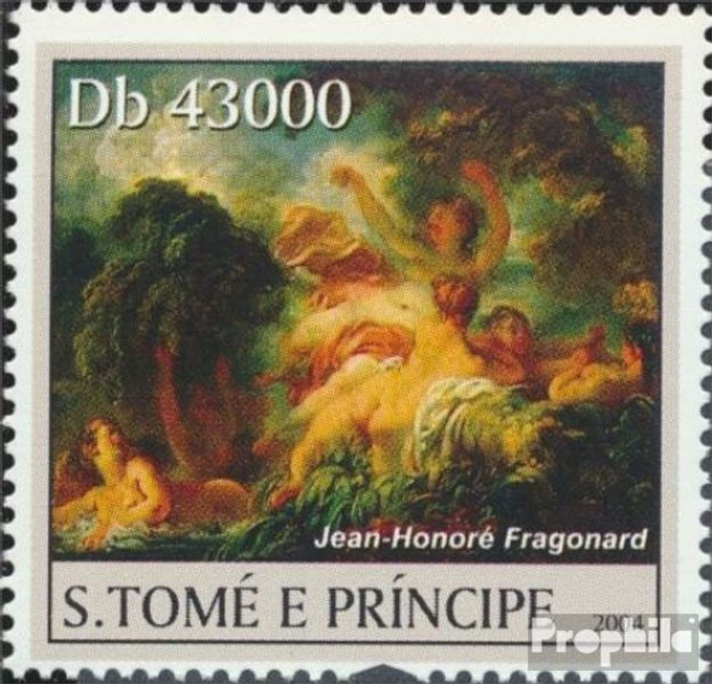 Briefmarken Sao Tome e Principe 2004 Mi 2549 (kompl.Ausg.) postfrisch Gemälde