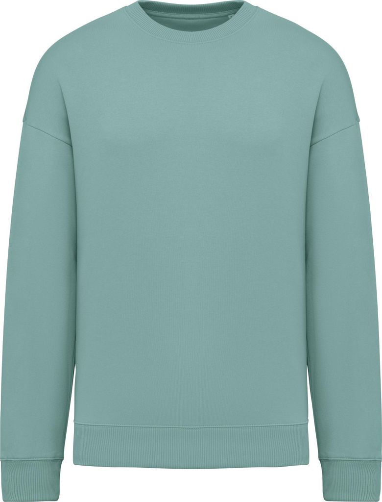 Native Spirit Umweltfreundliches Oversize Uni-Sweatshirt mit Rundhalsausschnitt