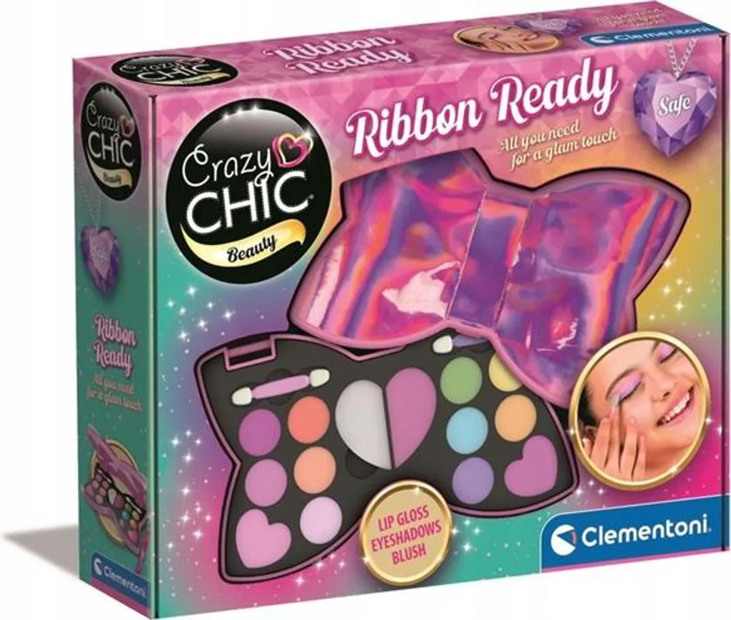 Kit maquillage voyage enfant Crazy Chic 18385 pour fêtes et anniversaires