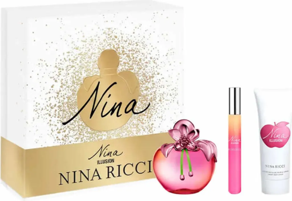 Coffret Nina Illusion 80ml 3 Pièces : Sillage Durable et Intense