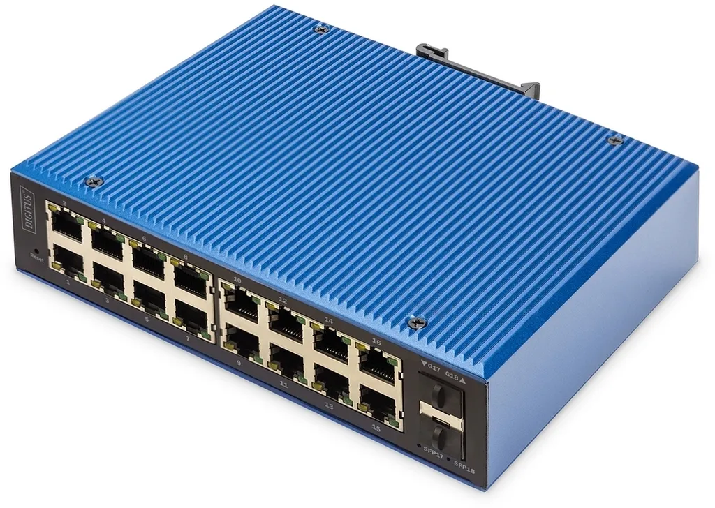 Commutateur Réseau Gigabit Administrable 16 Ports et 2 SFP DIGITUS L2