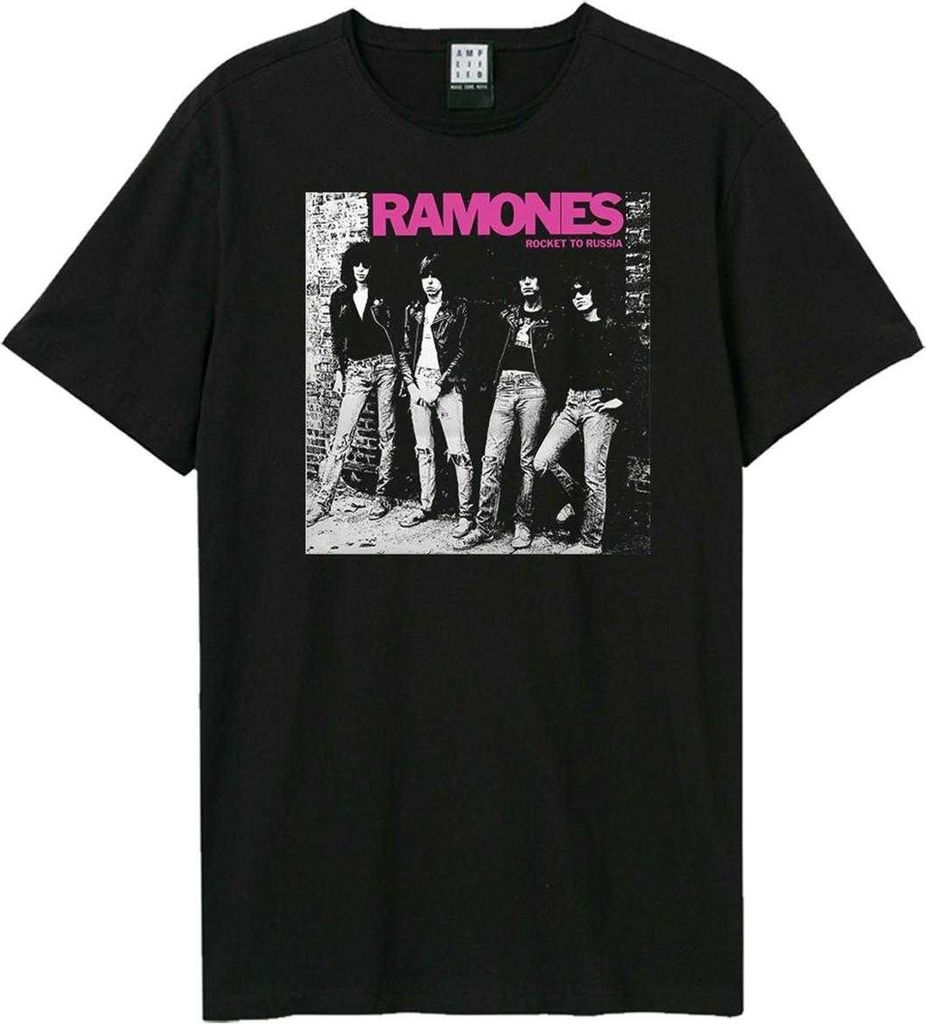 Amplified - "Rocket To Russia" T-Shirt für Herren/Damen Uni GD3691 (XL) (Schwarz)
