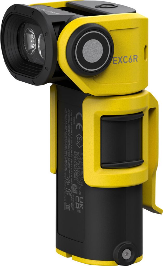 LED LENSER Feuerwehr-Winkelleuchte EXC6R with Charger 502406