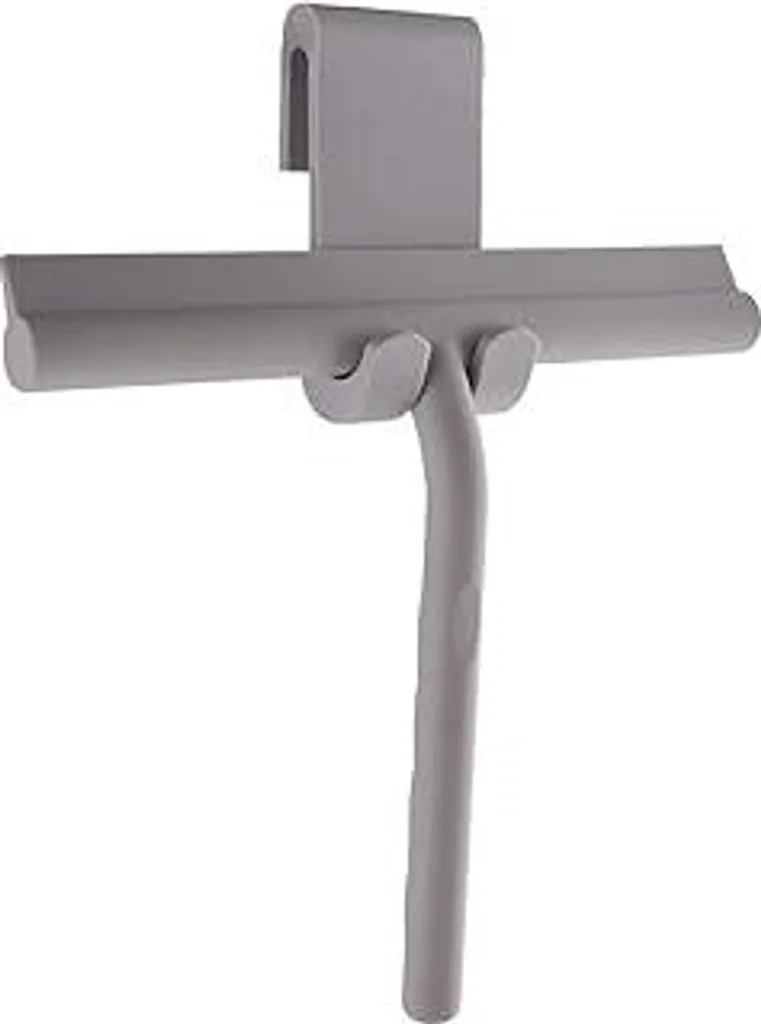 Raschietto Doccia Silicone 21cm Grigio - Tergivetro Bagno con Supporto