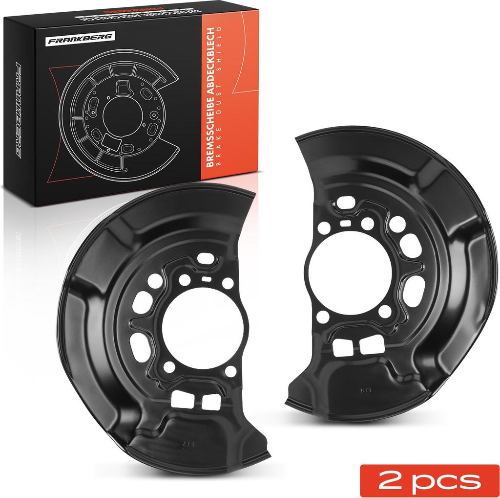 Frankberg 2x Ankerblech Bremsscheibe Vorderachse Beidseitig für Toyota Auris E18 1.2L-2.0L 2012-2018