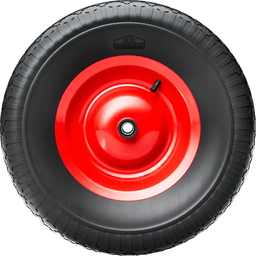 Roue de Brouette pour Chantier et Jardinage Charge Lourde avec Axe - 4