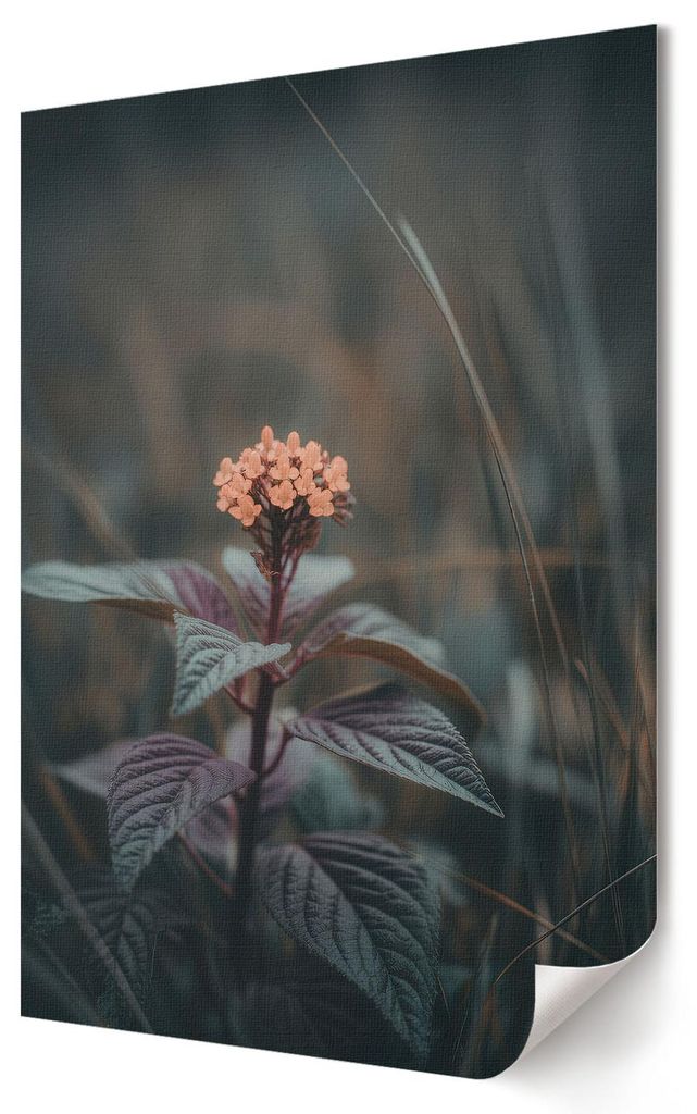 Blumenzauber- Kunstdruck A3 (29x42 cm) - Minimalistisch, Modern- Wandbild für Wohnzimmer Schlafzimmer & Flur, Modernes Poster Wanddeko, Ungerahmt