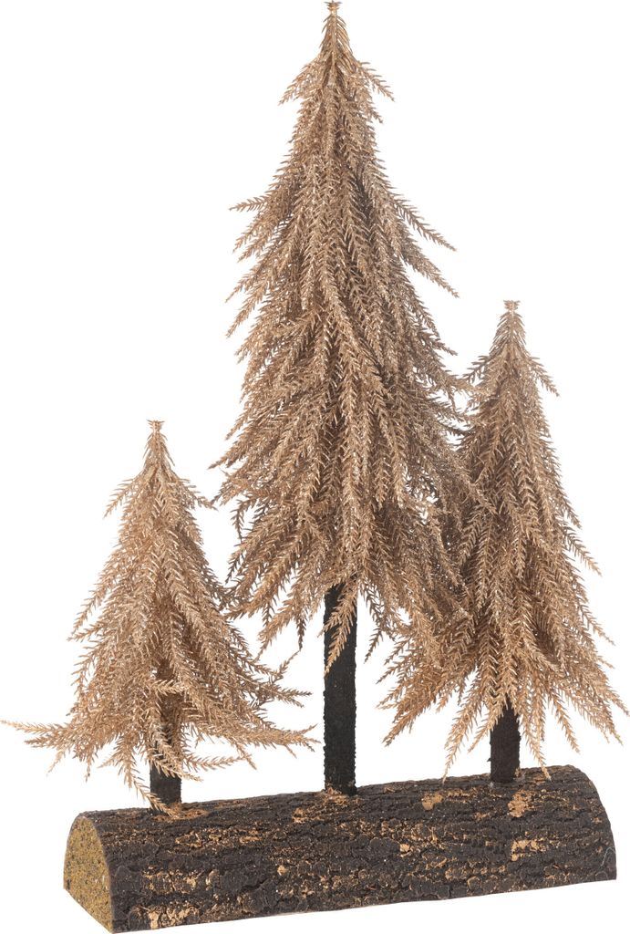 J-Line Weihnachtsbaum Wald Künstlich Kupfer