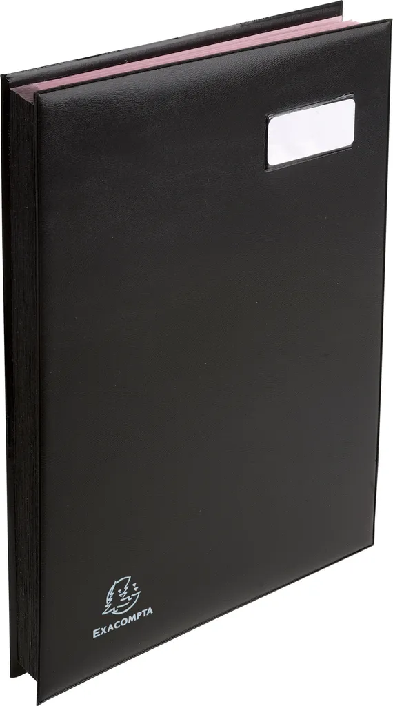 Parapheur Fixapage 24 Compartiments avec Couverture Expansé Noir