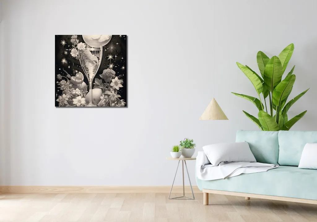 Image 70 x 70 cm Élixir cosmique - Déco murale pour murs vides - 2