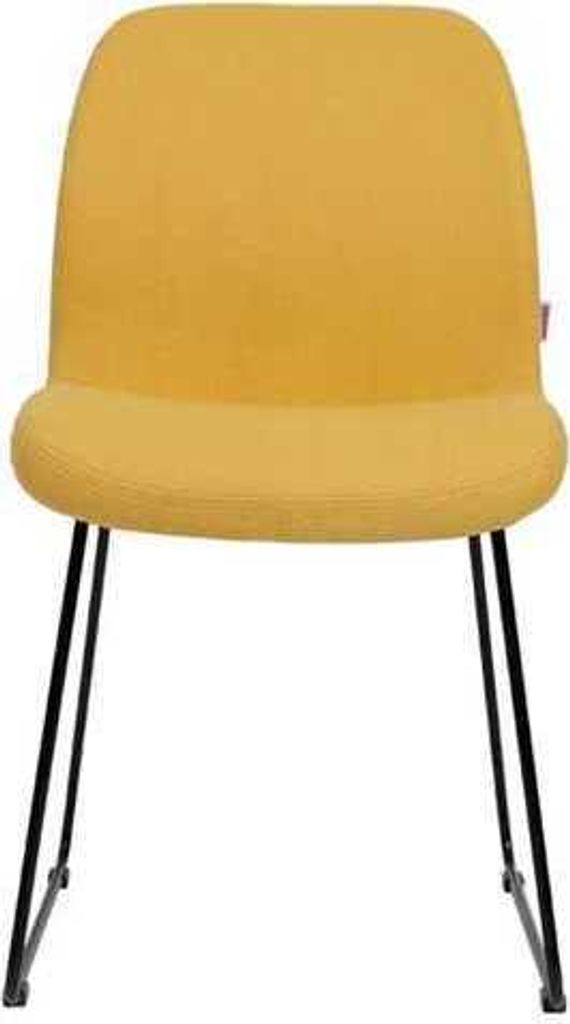 Stühle Gelb Luxus Design Polster Stuhl Büro Möbel Neu Esszimmer Textil Möbel