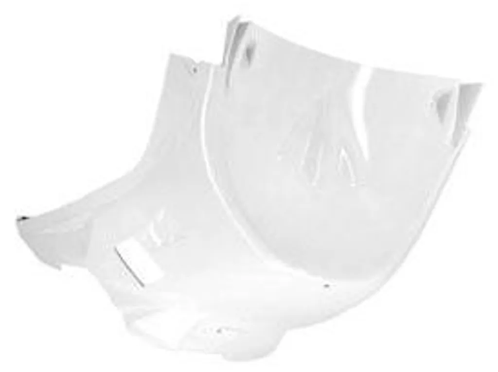 Passage de roue Aerox blanc brillant carénage arrière scooter Edge