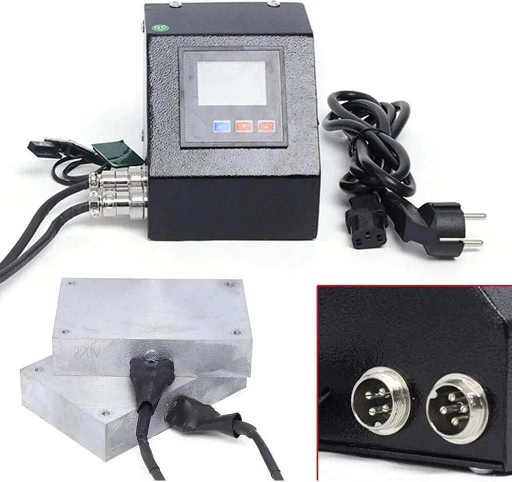 Presse Rosin Hydraulique Kit de Plaques Chauffantes et Contrôle LCD