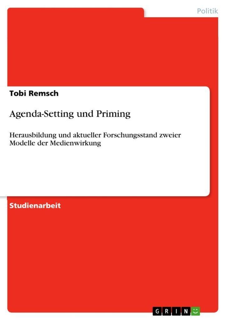 Agenda-Setting und Priming