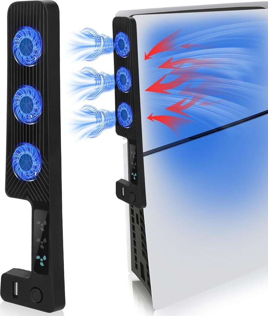 Cooling Lüfter für PS5 Kühler Lüfter für Playstation 5 mit Produktbild 1