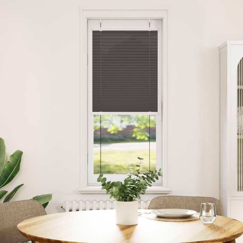 vidaXL Plisovaná roleta černá 40x150 cm šířka látky 39,4 cm Obrázek produktu 