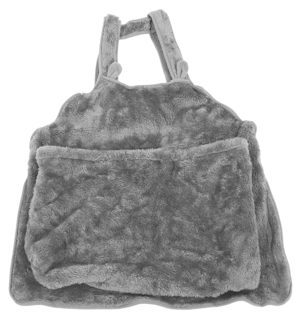 Tablier porte-chat doux et chaud - Sac ventral réglable multi-usage