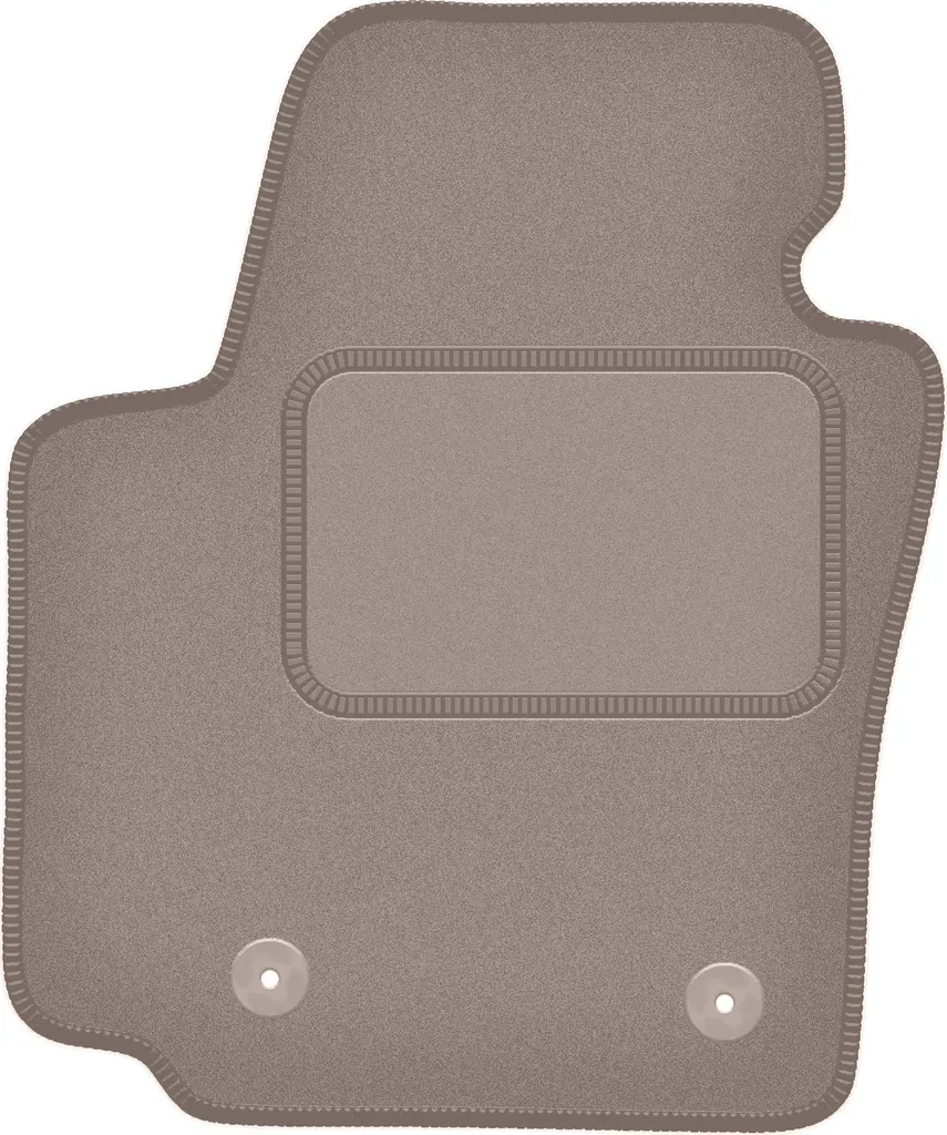 Tappetino Auto Su Misura Seat Altea XL 2006-2008 Beige con Bottoni