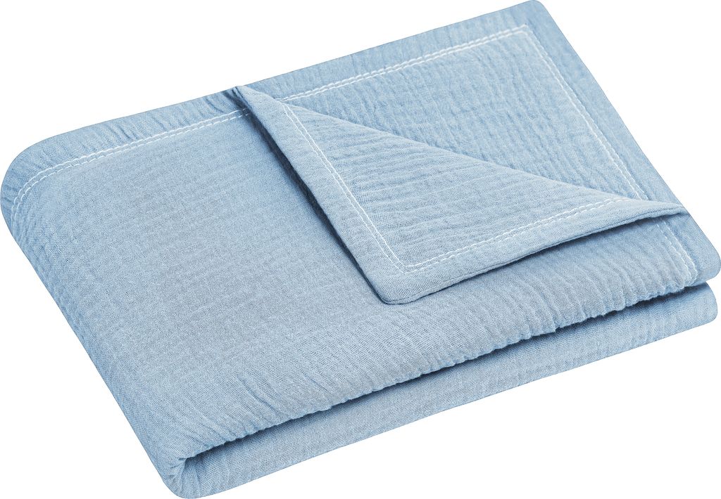 Julius Zöllner denim Kuscheldecke Musselin 70x100