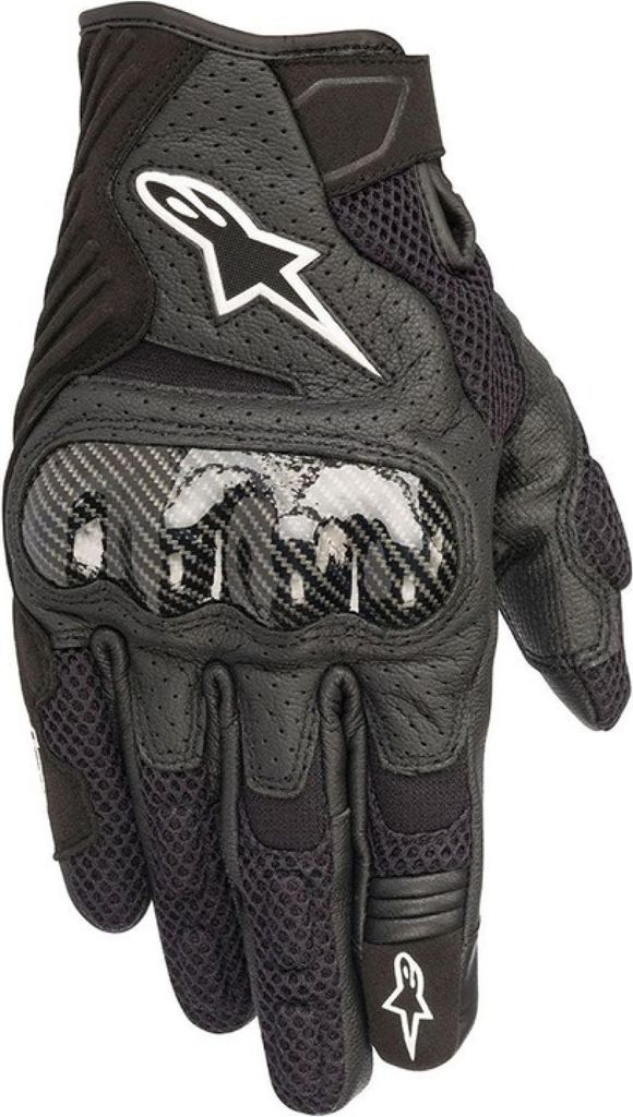 Guanti SMX-1 AIR V2, ALPINESTARS (neri, taglia 3XL) Immagine del prodotto 