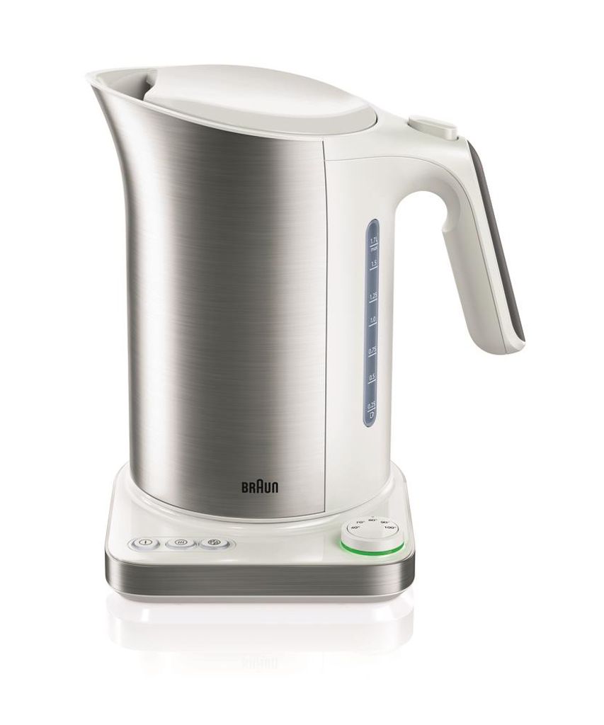 Braun WK5115WH IDCollection Wasserkocher Edelstahl/Weiß Produktbild