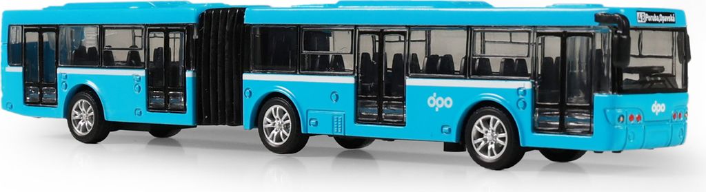 Metall-Gelenkbus DPO Ostrava blau 18 cm