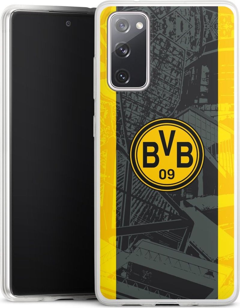 DeinDesign Slim Hülle für Samsung Galaxy S20 FE Silikon Case Ultra Dünn Handyhülle BVB Borussia Dortmund Stadion