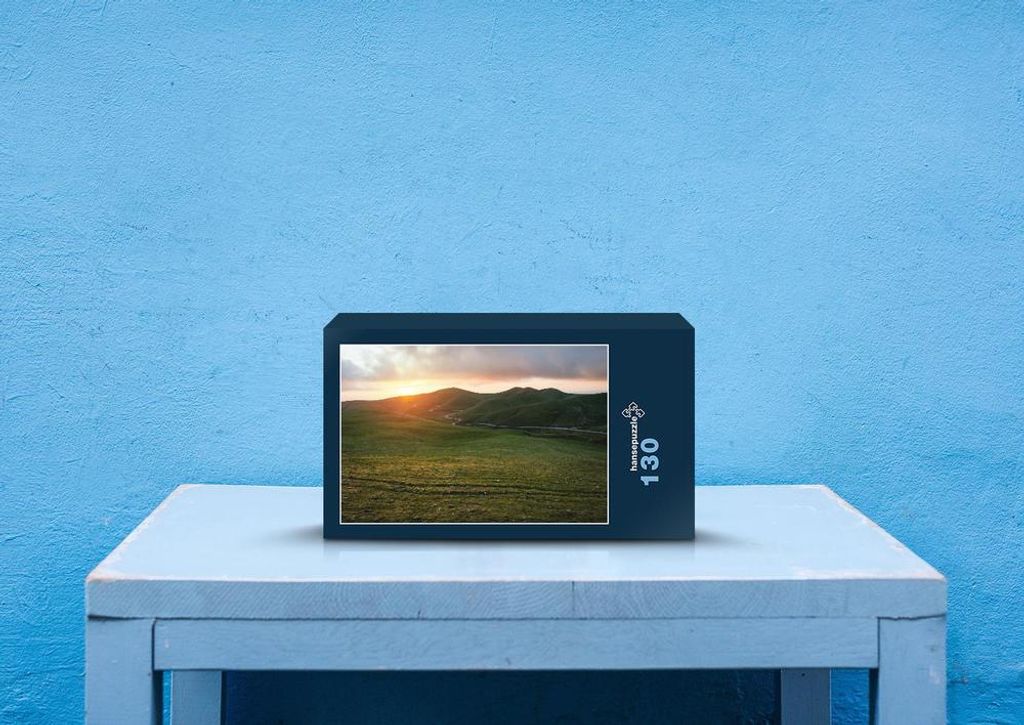 hansepuzzle 29144 - Landschaft Puzzle, 130 Teile, Reisen, 28,7 x 20,0cm mit hochwertiger Aufbewahrung, Kartonbox und wiederverschließbarem Beutel