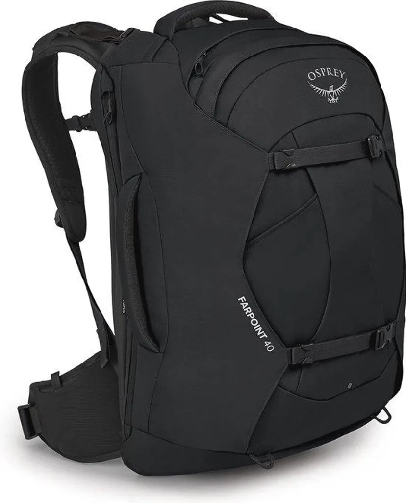 Sac à dos voyage 40L homme noir fini les frais de bagages en cabine !