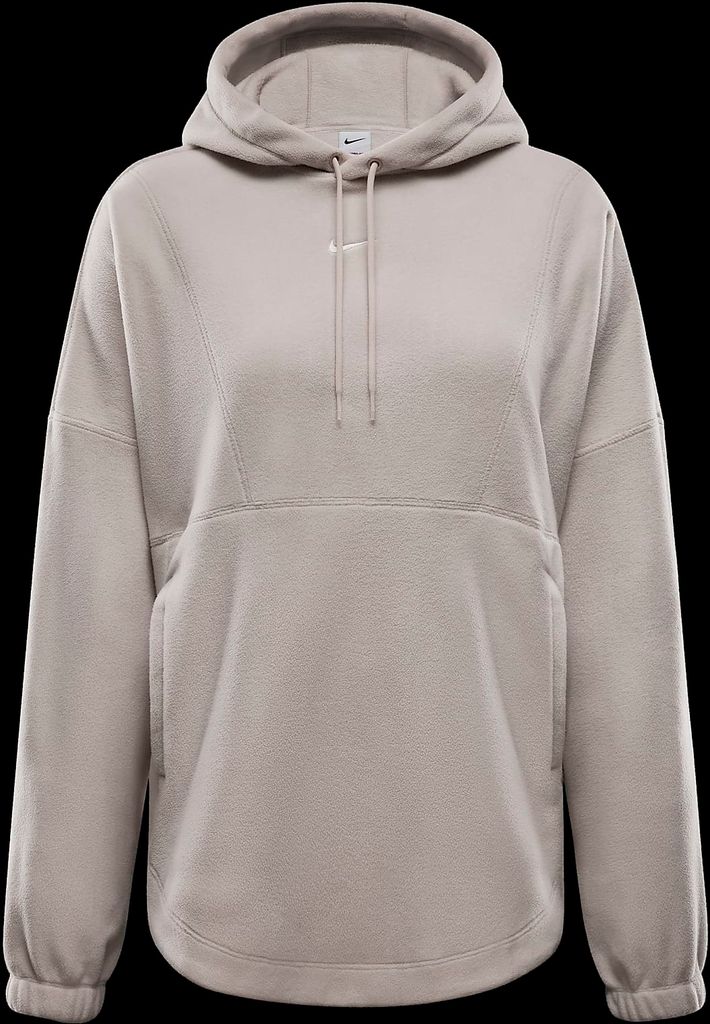 NIKE W NK ONE TF PO HOODIE POLAR Light Orewood Brown/Weiß M Produktbild 