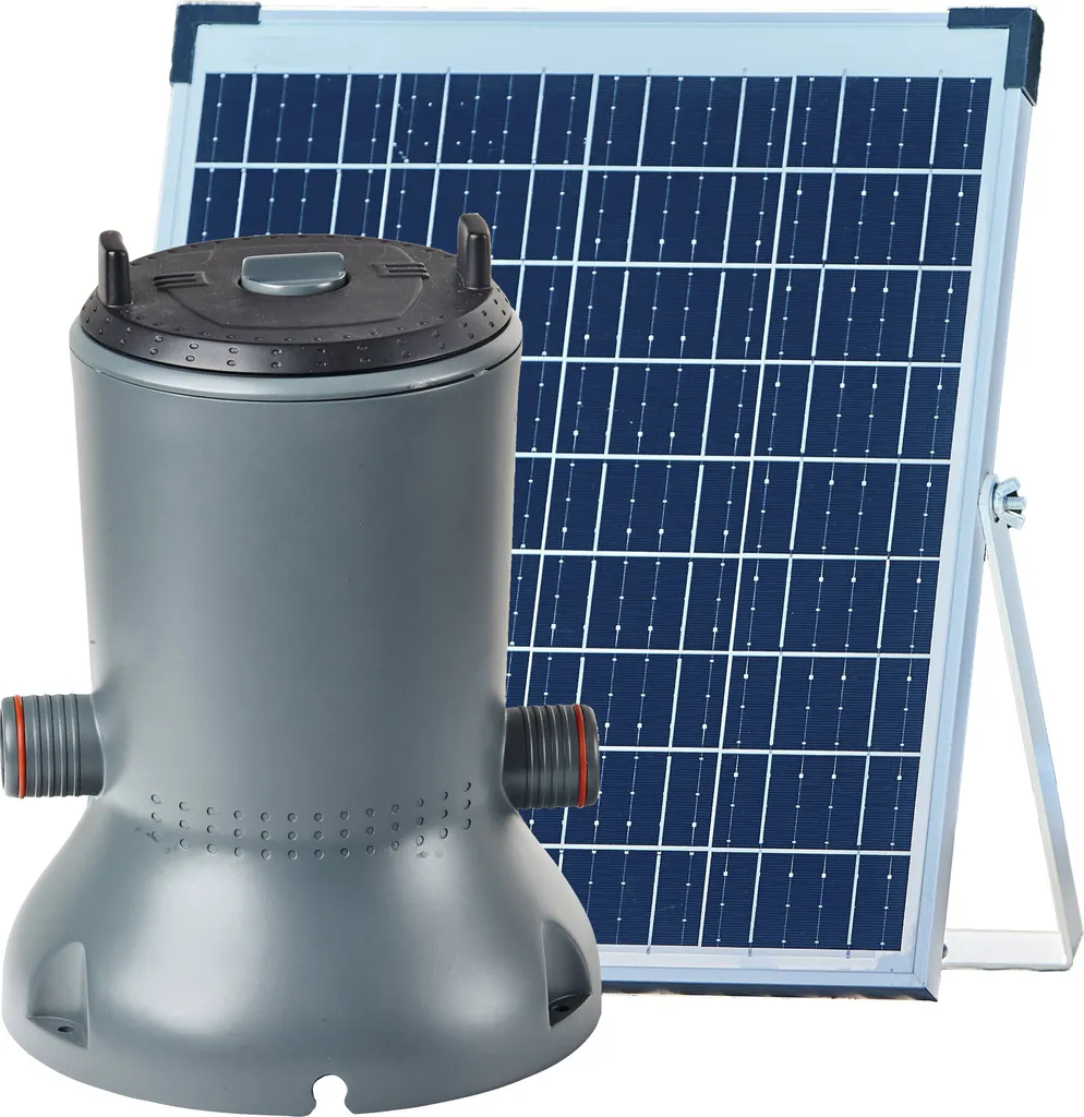 Épurateur à Cartouche Solaire pour Piscine Hors-Sol Débit 1000 Litres/h