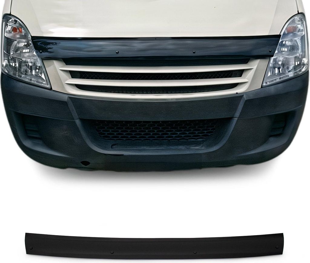 Motorhaube Deflektor Steinschlagschutz für Iveco Daily 2006-2012 Auto Schwarz 1x