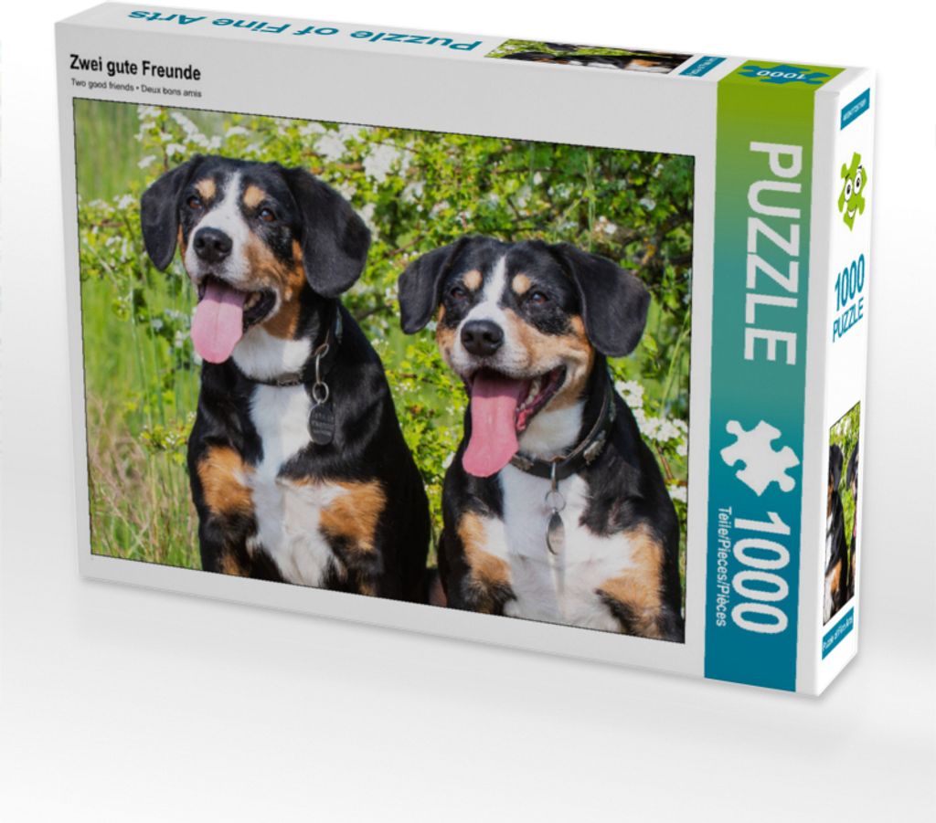 CALVENDO Puzzle Zwei gute Freunde | 1000 Teile Lege-Größe 64x48cm Foto-Puzzle für glückliche Stunden