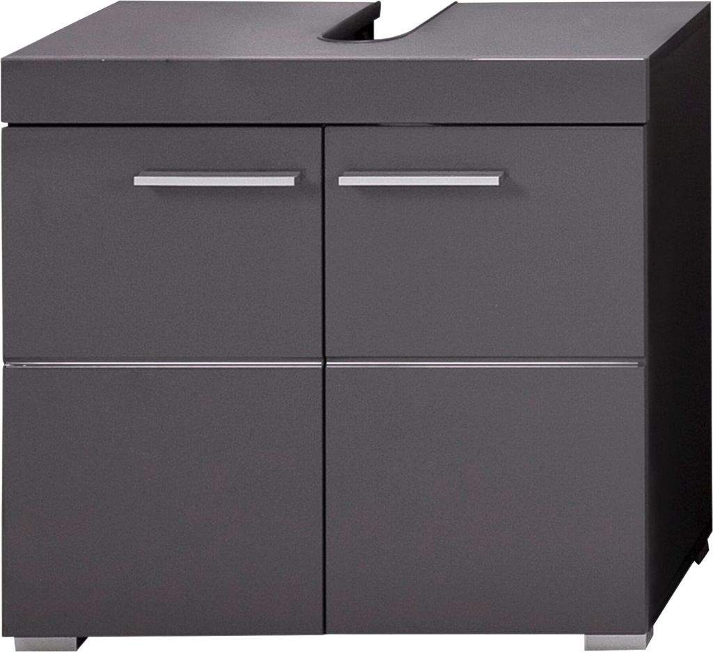 trendteam Bad Waschbeckenunterschrank Amanda Grau Produktbild 