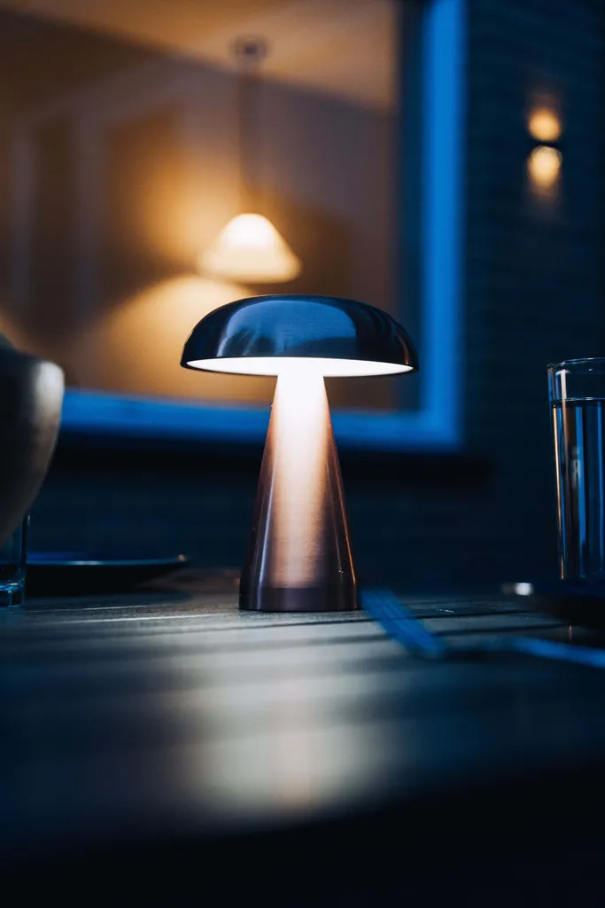 Lampada da Tavolo Touch Sofia Rosé Lusso | Design LED Ricaricabile - 9