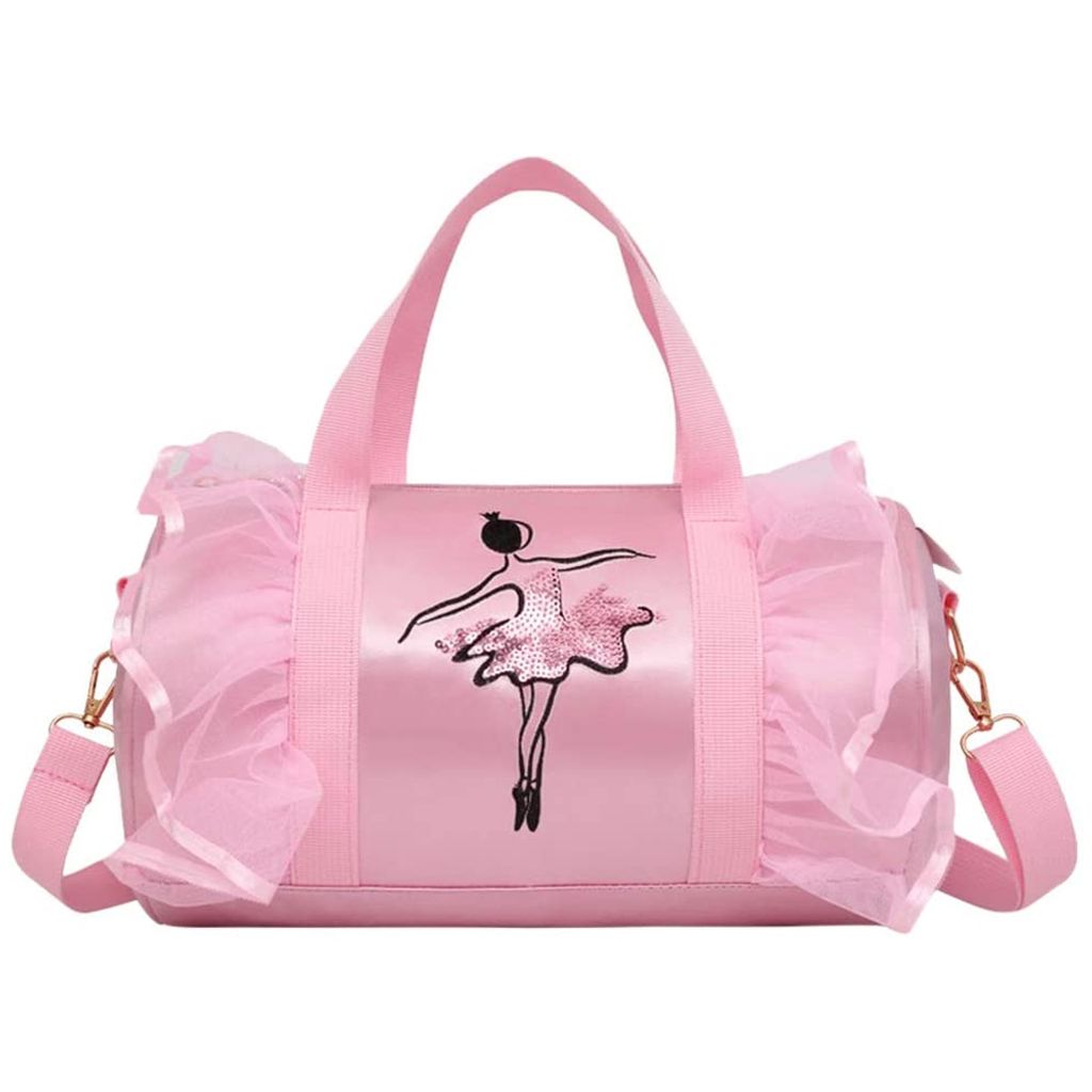 Kinder Tanztasche Umhängetasche Mädchen Latin Dance Tasche Balletttasche Kinder Diagonaltasche Personalisierte Balletttasche für Mädchen
