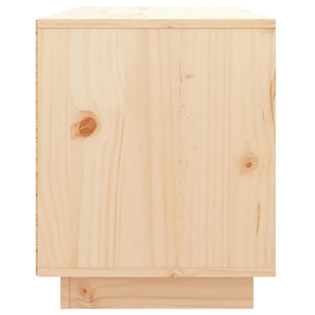 Mobile Porta TV in Pino Massiccio Maison Exclusive - Design Minimal 74cm - 5
