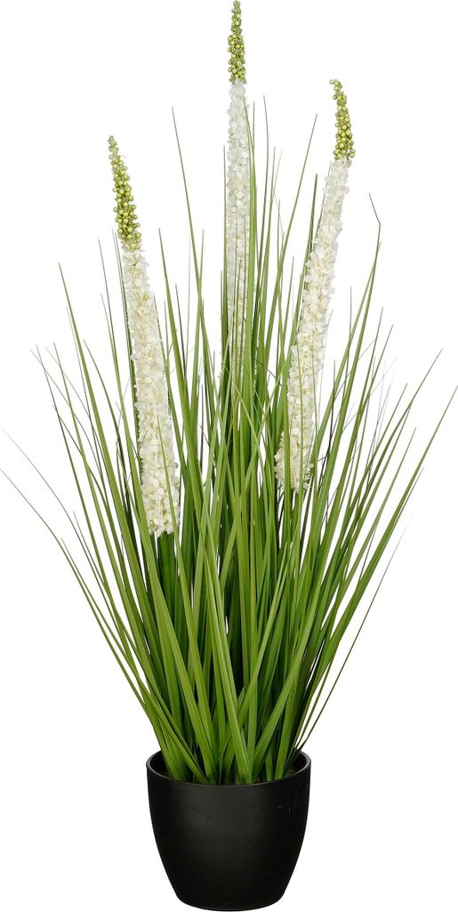 Mica Decorations Eremurus – Kunstgras – Realistische Kunstpflanze Deko Wohnzimmer – Künstliche Pflanzen – Zimmerpflanzen Künstlich – H8...