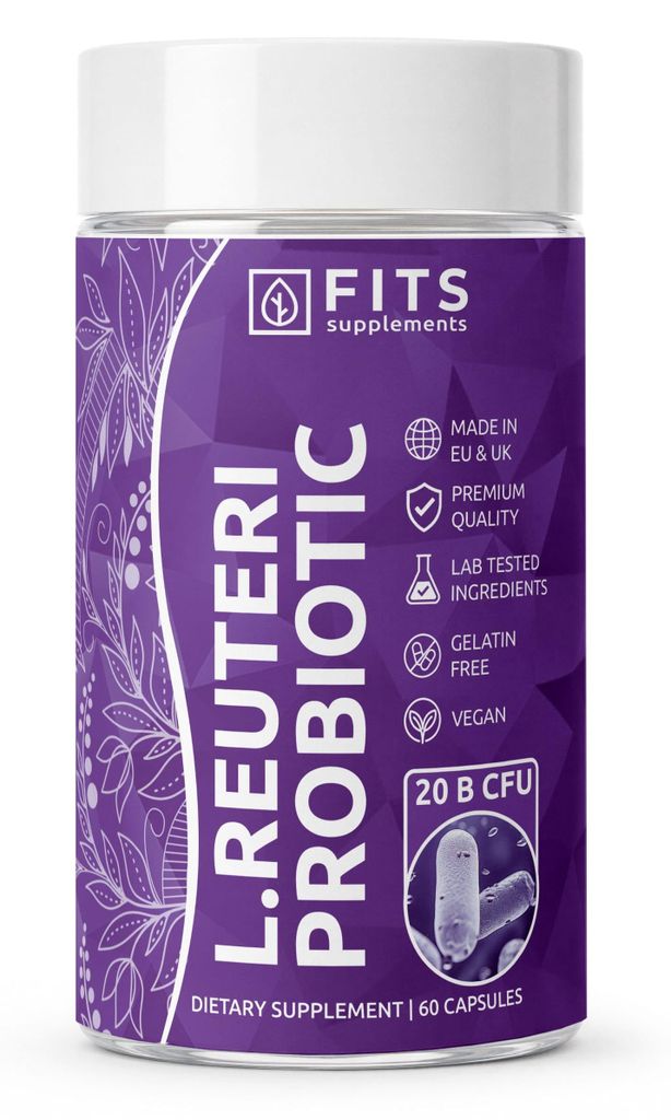 Probiótico L. reuteri, Lactobacillus, 60 tabletas Imagen del producto 