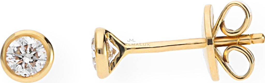 JuwelmaLux Ohrstecker 585 Gelbgold mit Brillant JL10-06-0549